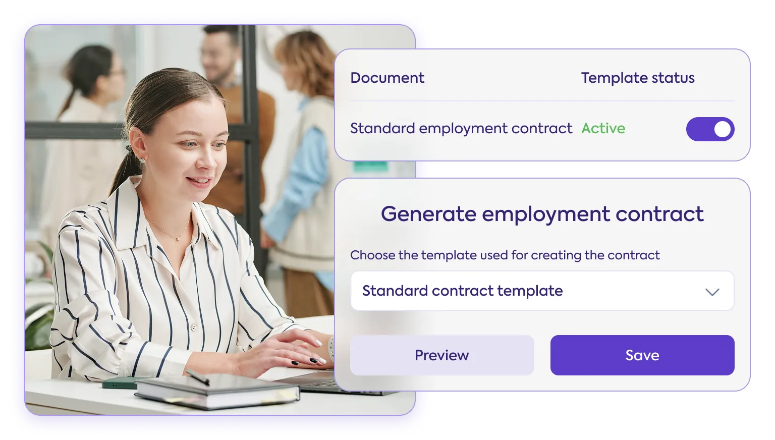 Papervee - Contract Module