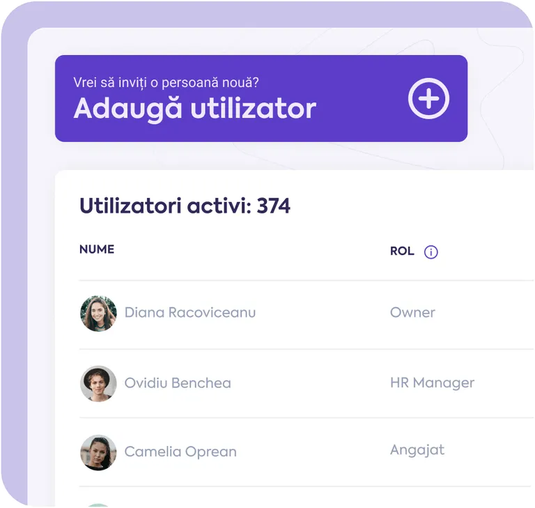 Invitarea echipei în Papervee