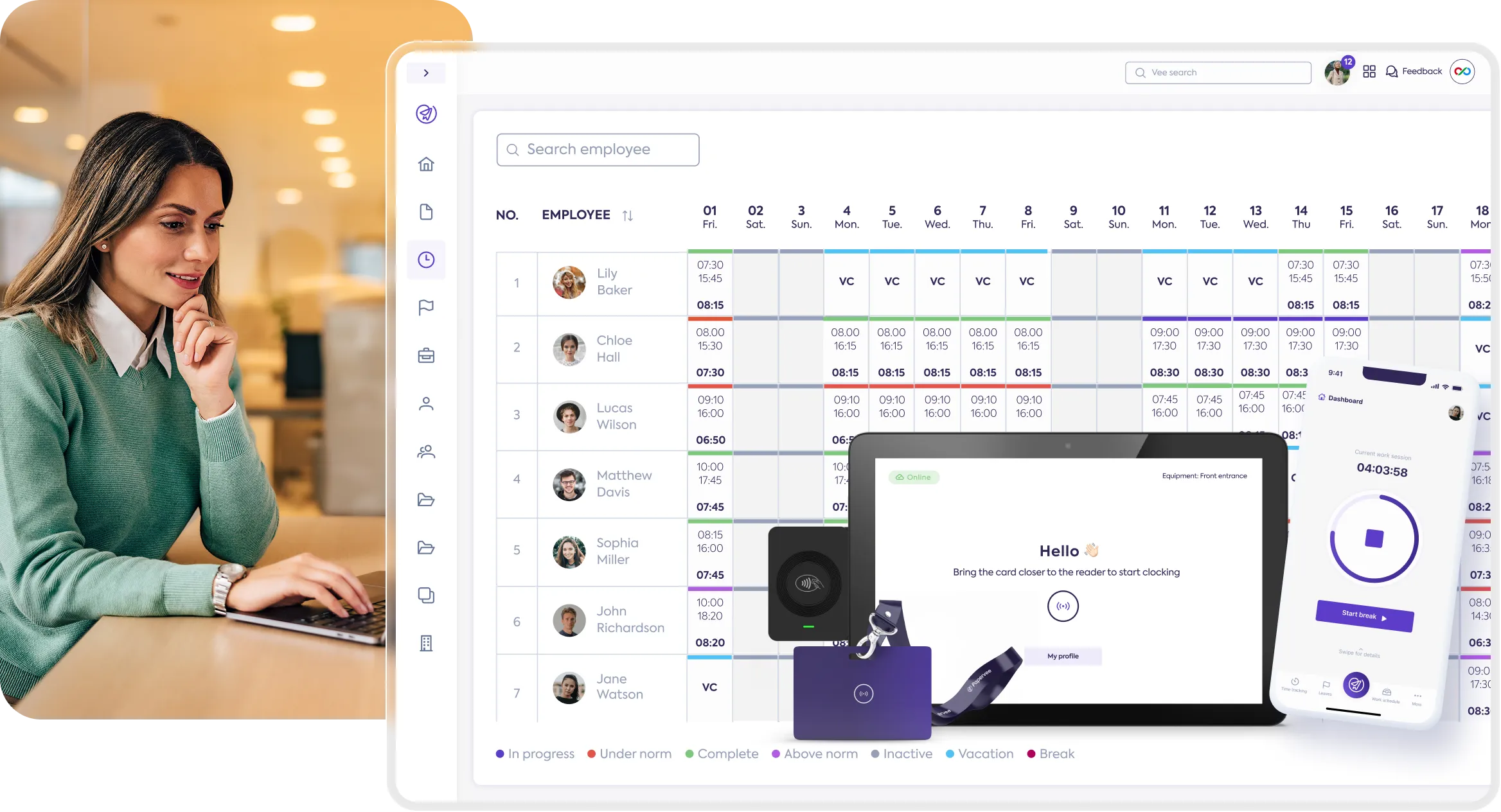 Papervee HR software - showcase image