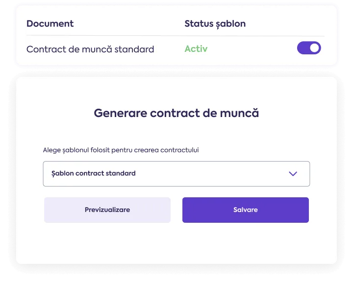 Papervee Contracts Module - Templates
